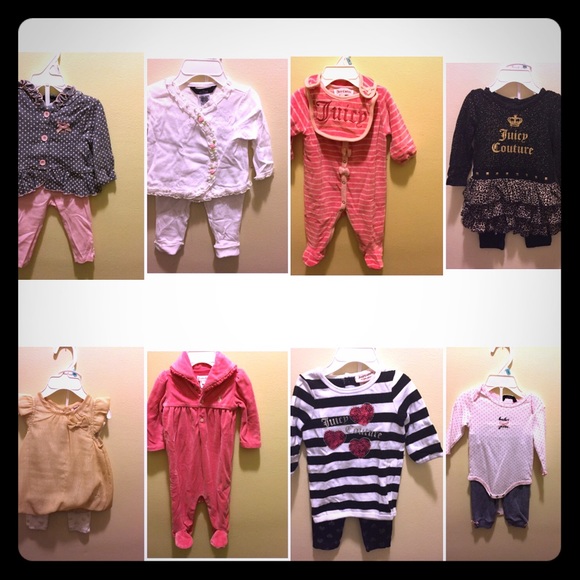 Guess,Juicy Couture,Ralph Lauren Baby Girl Outfits