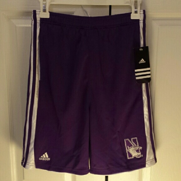 Boys L (14/16) Adidas Northwestern bball shorts