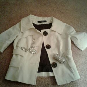 White jacket size 2