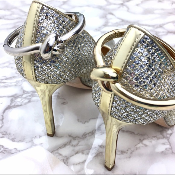 boutique Jewelry - Pair of Knots Bracelets. Gold and Silver