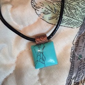Genuine turquoise necklace