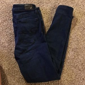 American Eagle super super stretch hi rise