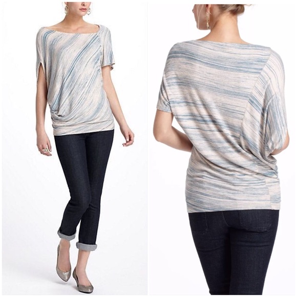 Anthropologie Tops - Anthropologie Quoin Asymmetric Top by Deletta