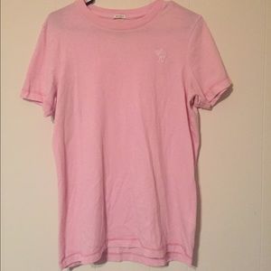 Men's Pink Abercrombie and fitch t-shirt