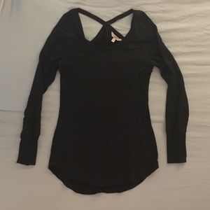 Athleta tunic with cutout/crisscross back