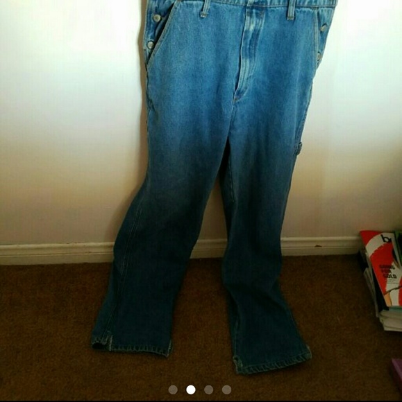 ❌SOLD❌Rare 90'sVintage Tommy Hilfiger overalls - Picture 2 of 4