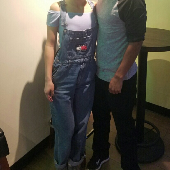 ❌SOLD❌Rare 90'sVintage Tommy Hilfiger overalls - Picture 4 of 4