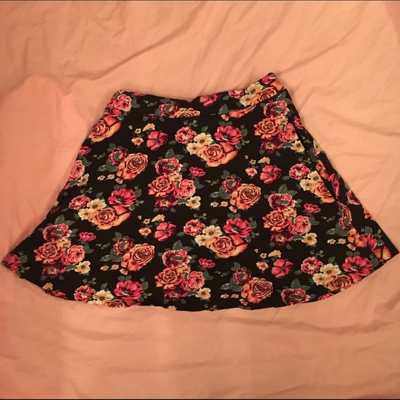 Floral Skater Skirt