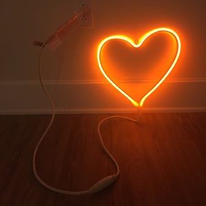 Oh Joy LED Heart Neon Wall Art