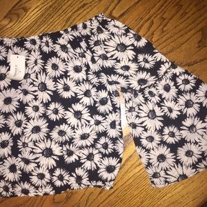 NWT off the shoulder floral print bell sleeves top