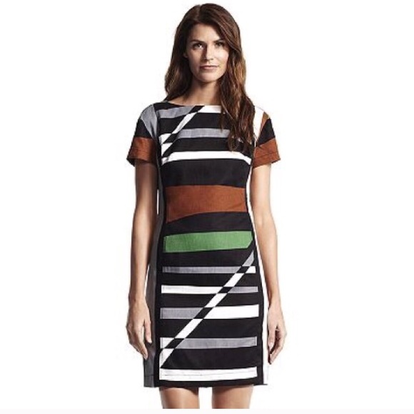 SOLD Derek Lam - NWOT color block sheath dress