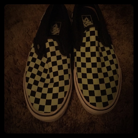 Slip on glow in the dark vans