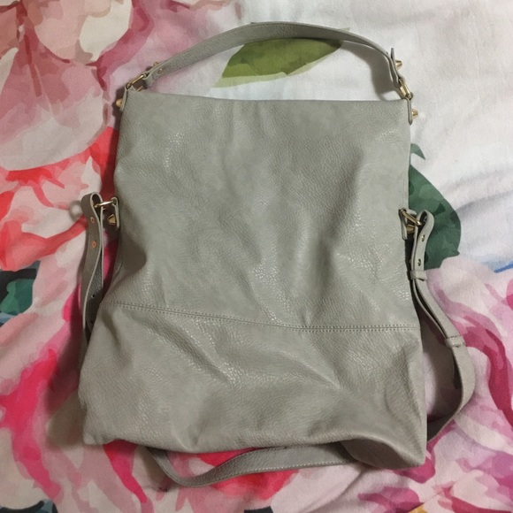 Light gray BCBGeneration Hobo Bag