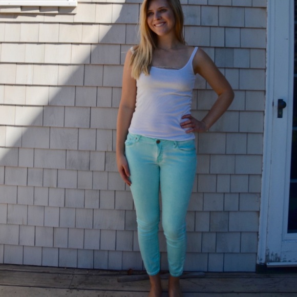 Zara Turquoise Jeans