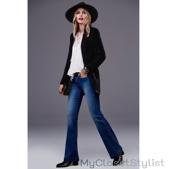 Free People White Lace-Up Crochet Swing Top XS & M - Picture 6 of 6