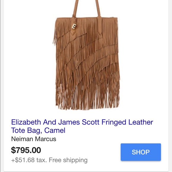 Elizabeth and James Fringe leather tote HOST PICK - Picture 3 of 4