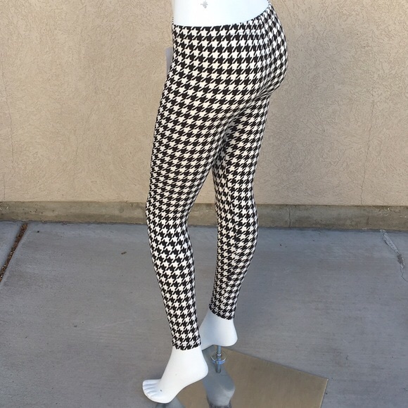 Patterned fleece lined leggings - Picture 2 of 3