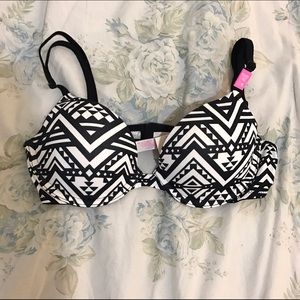 Tribal patterned VS PINK bra