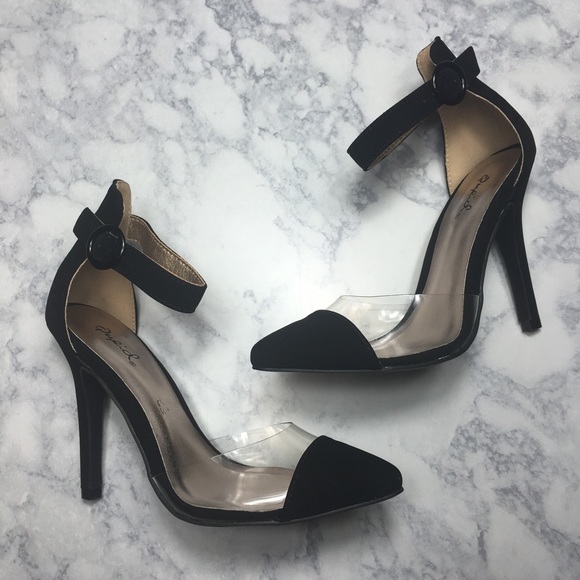 Black Lucite Pump - Picture 2 of 4