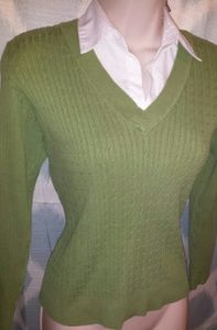 Carolyn Taylor fine knit long sleeve sweater