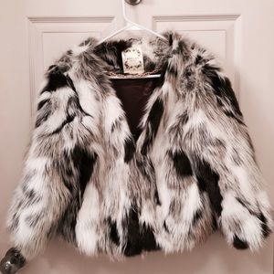 Faux fur jacket