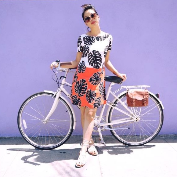 Floral shift dress
