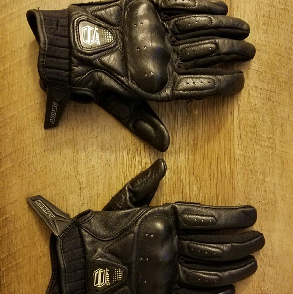 Shift Brand Leather Motorcycle Gloves Size Small