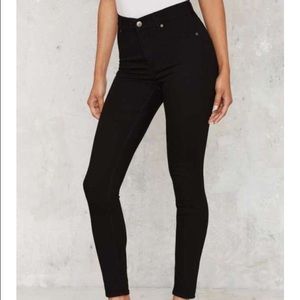 NWT SZ 24-25 Nasty Gal High Spray On Skinnies