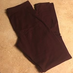 LG Maroon Forever 21 Leggings