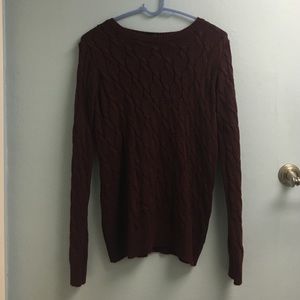 Dark wine red sweater