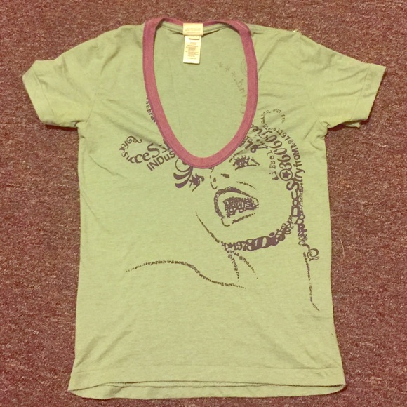 Diesel Mint Green "Girl" Tee