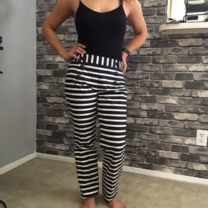 Express Striped Ankle Pants