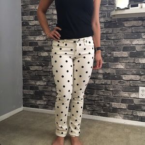 Polka Dot Skinny Pants