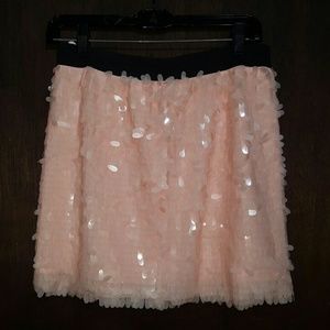 Fun party sequence skirt with elastic waist band