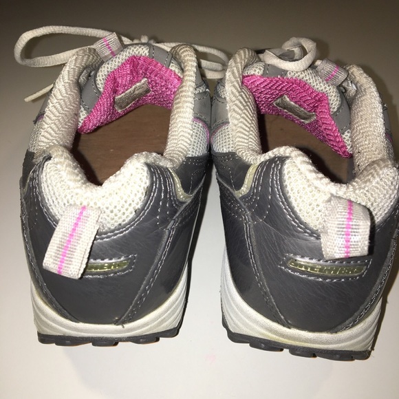 Shoes - Silver + Pink Sketchers Shape-Ups Shoes - Silver + Pink Sketchers Shape-Ups