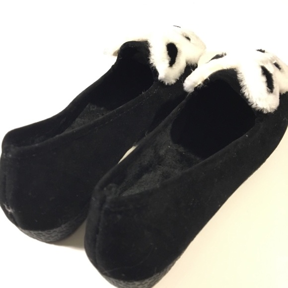 Shoes - Velvet Furry Bunny Flats Shoes - Velvet Furry Bunny Flats