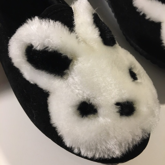 Shoes - Velvet Furry Bunny Flats Shoes - Velvet Furry Bunny Flats