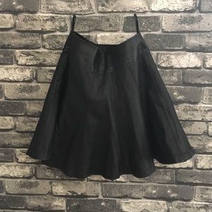 Vegan leather skirt