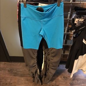 Alo goddess leggings (seaport blue/stormy heather)