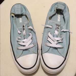Aqua Converse canvas sneaker