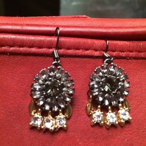 🎉4/24$ floral vintage glamour sparkling earrings.