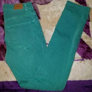High Rise "Cigarette" Ankle Jeans