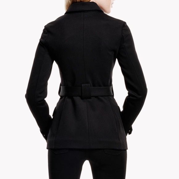 Theory Women's Black Galilania Jacket In Ski Knit - Picture 2 of 4