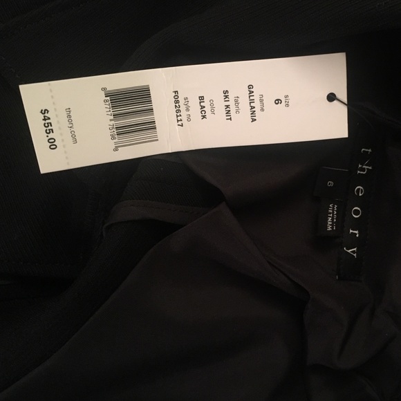 Theory Women's Black Galilania Jacket In Ski Knit - Picture 4 of 4