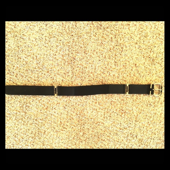 Black decorative belt. Never worn.