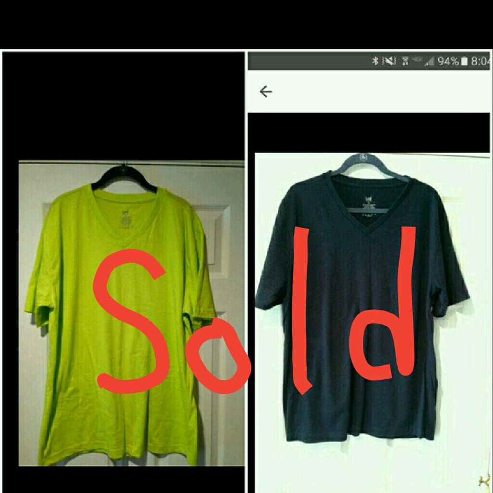 V-neck Tshirts Set of 2