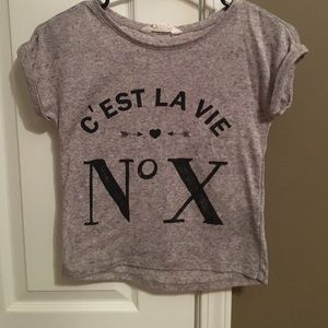 H&M shirt (size 8-10).