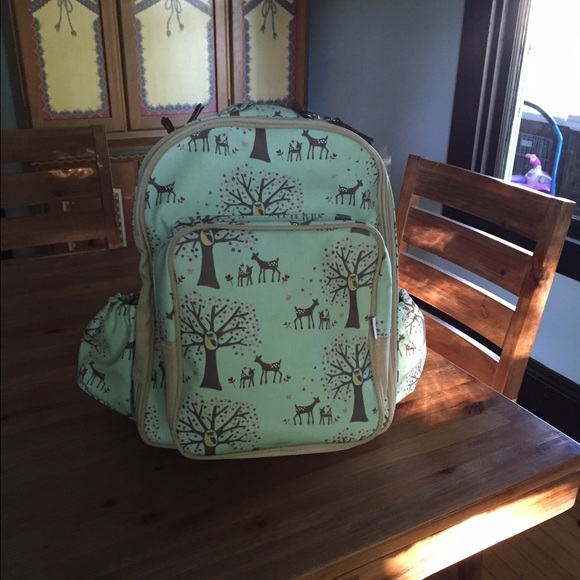 Pink Lining Diaper Backpack