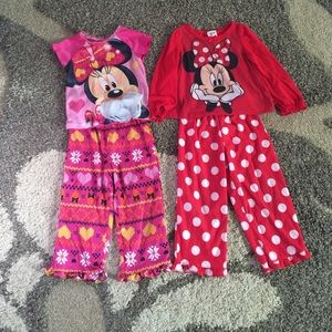3t Disney Minnie Mouse Pajama bundle