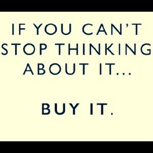 🎉🎉if you can't stop thinking about it. .. BUY IT